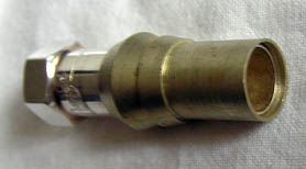 GR43 adapter with tape in receiver