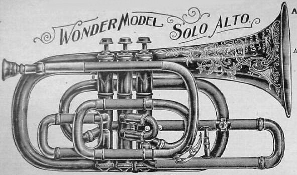 Conn Wonder Solo Eb Alto Horn 1902
